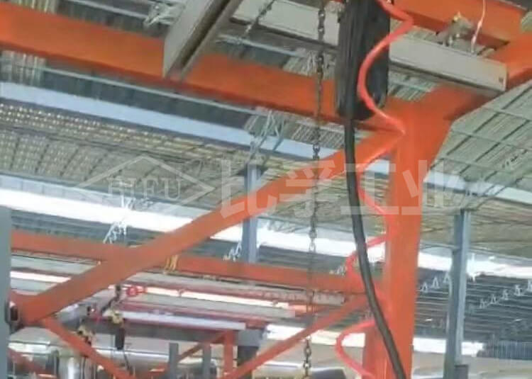 建筑磚頭氣動(dòng)葫蘆案例