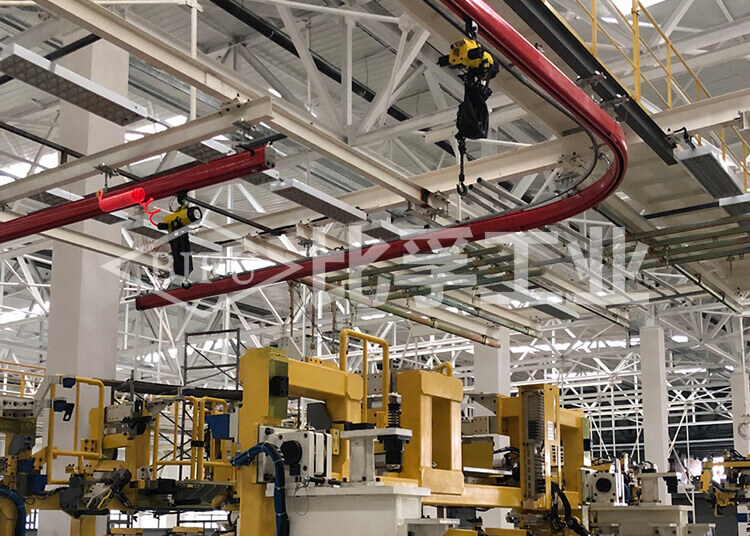 新能源主機(jī)廠氣動(dòng)葫蘆案例