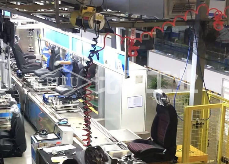 汽車(chē)座椅氣動(dòng)平衡吊案例